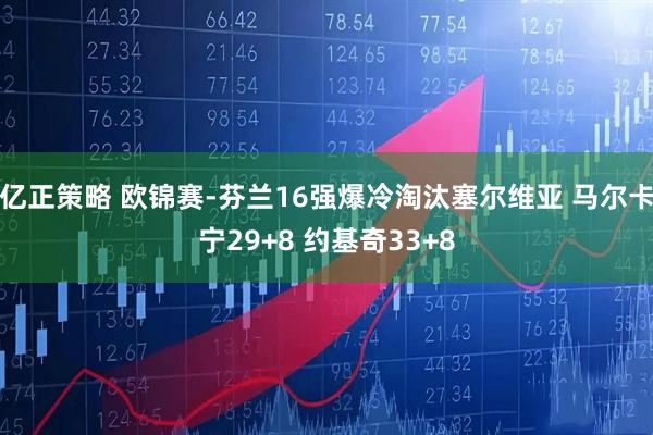 亿正策略 欧锦赛-芬兰16强爆冷淘汰塞尔维亚 马尔卡宁29+8 约基奇33+8