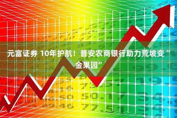 元富证券 10年护航！普安农商银行助力荒坡变“金果园”