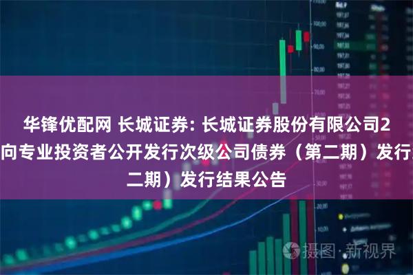 华锋优配网 长城证券: 长城证券股份有限公司2025年面向专业投资者公开发行次级公司债券（第二期）发行结果公告